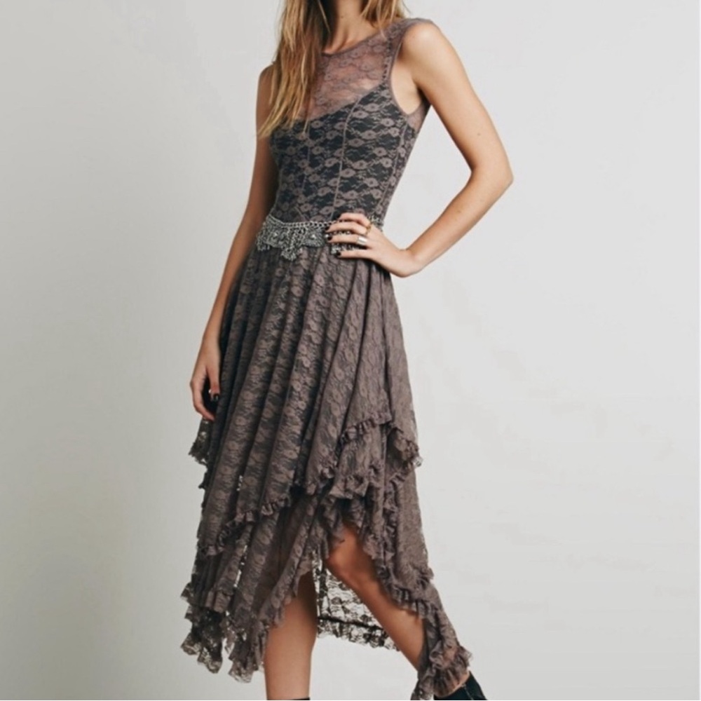 Free People French courtship lace dress